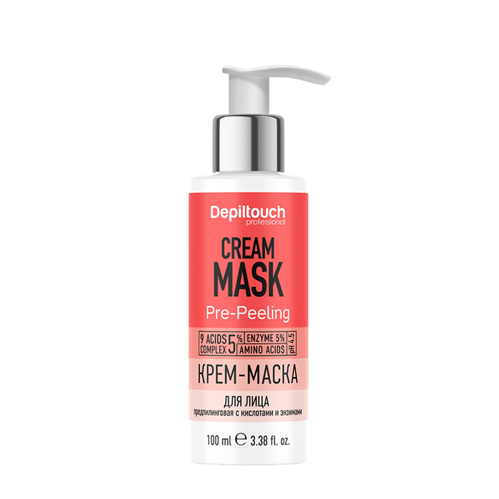 DEPILTOUCH PROFESSIONAL Крем-маска предпилинговая для лица / Depiltouch 100 мл, фото 1