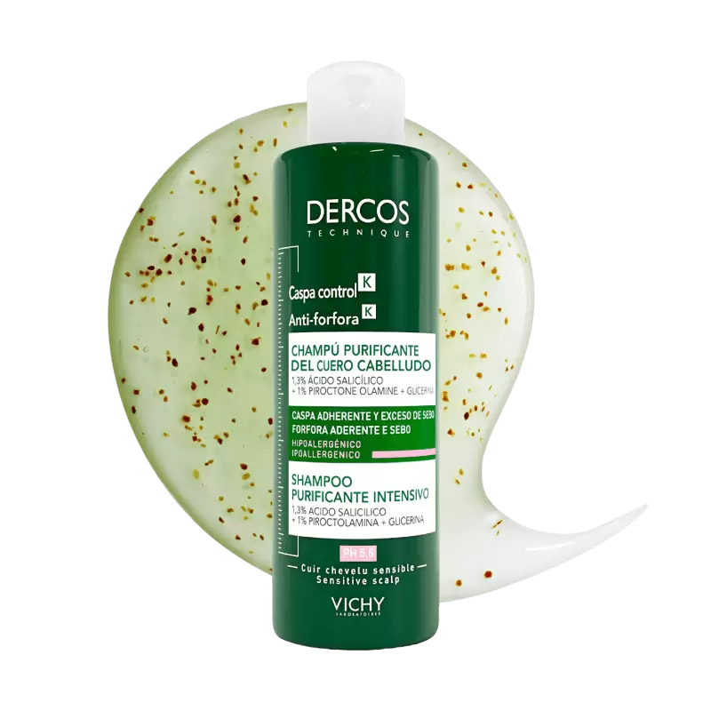 VICHY Шампунь-пилинг глубоко очищающий против перхоти / Dercos 250 мл, фото 1