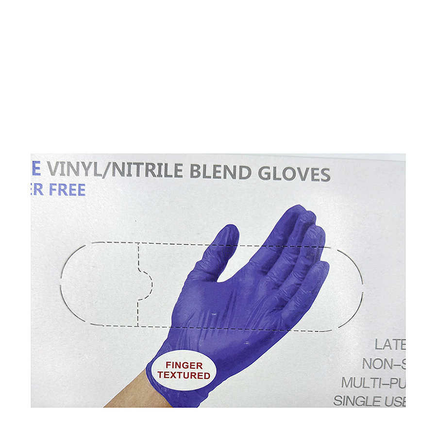 IWOU PROFESSIONAL Перчатки вин-нитр S фиолетовые/ Wally Plastic 100 шт, фото 2