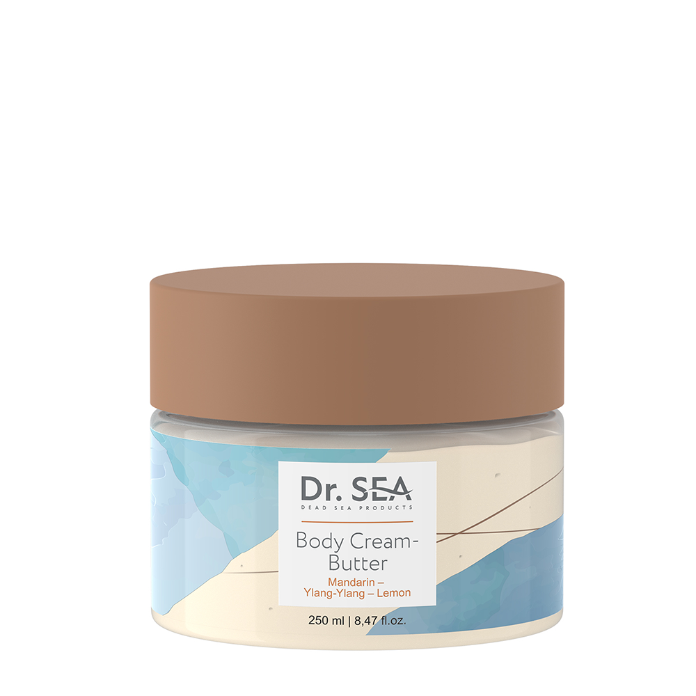 DR. SEA Крем-баттер для тела мандарин - иланг-иланг - лимон / Dr.Sea 250 мл, фото 1