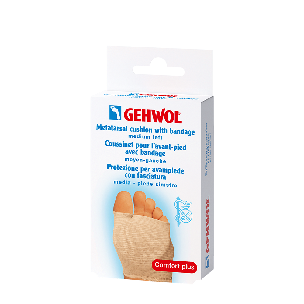 GEHWOL Подушка защитная под плюсну из гель-полимера и бандажа, левая / Gehwol 1 шт, фото 1