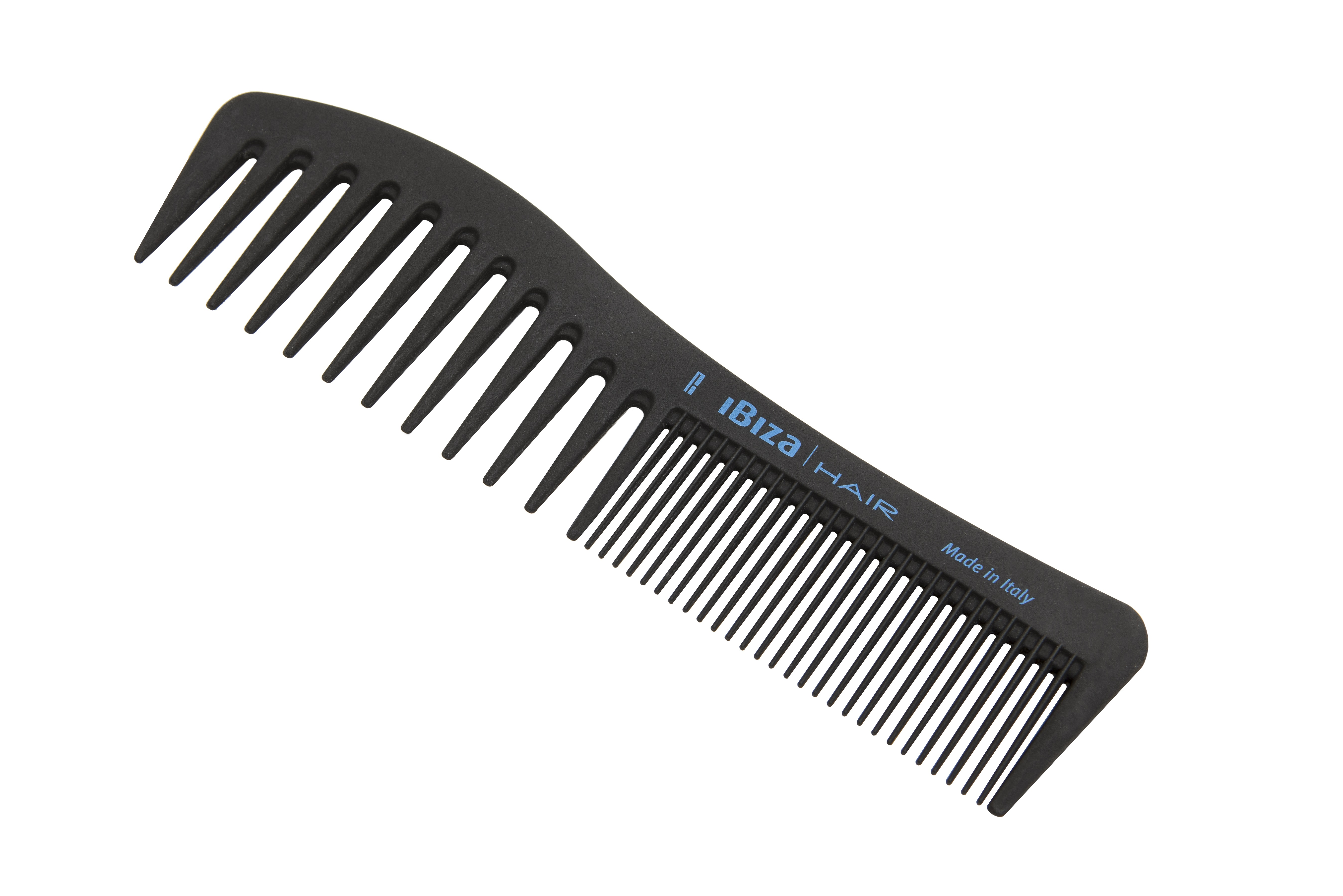 IBIZA HAIR Расческа карбоновая волнистая / Carbon Comb Wave, фото 1