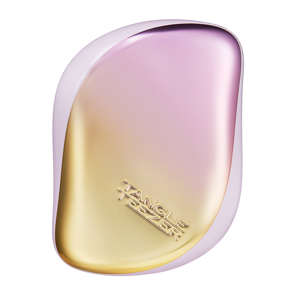 TANGLE TEEZER Расческа для волос / Compact Styler Sweet Lilac & Yellow Chrome, фото 1