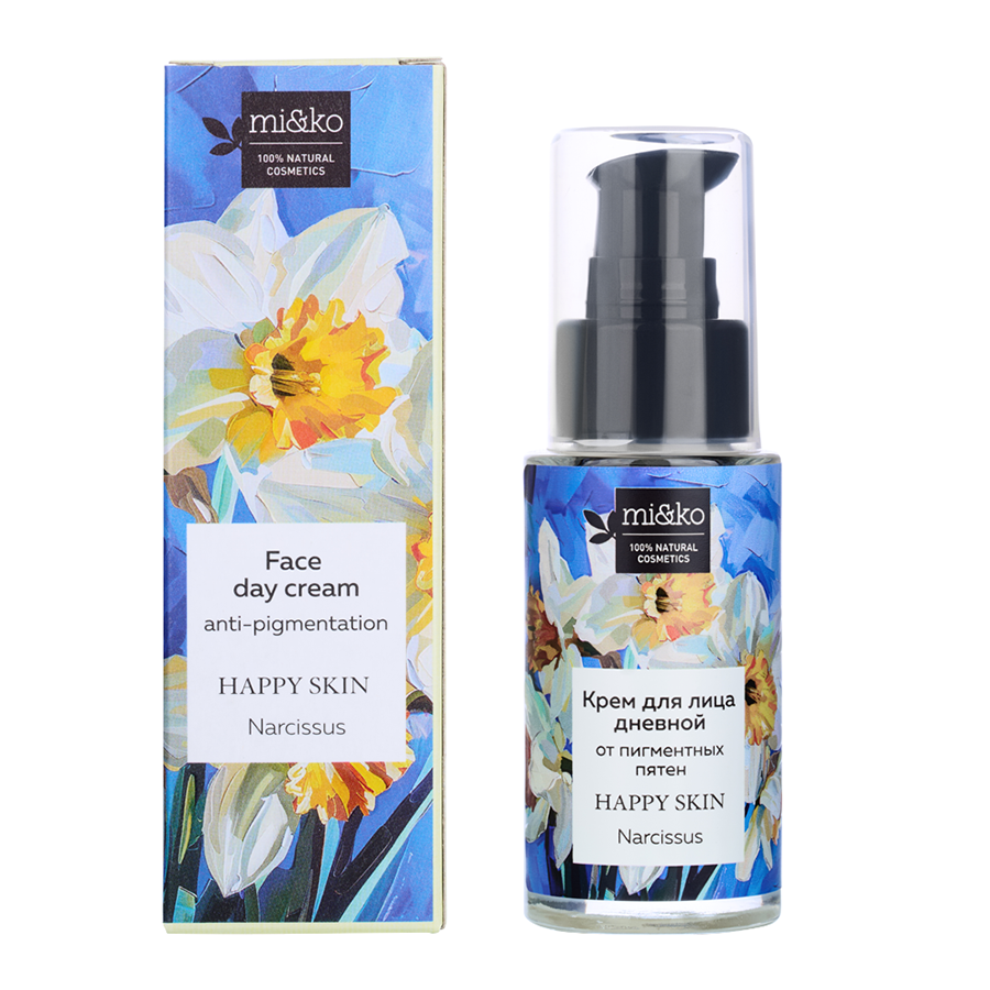MI&KO Крем дневной для лица от пигментных пятен / Happy skin Narcissus 30 мл, фото 2