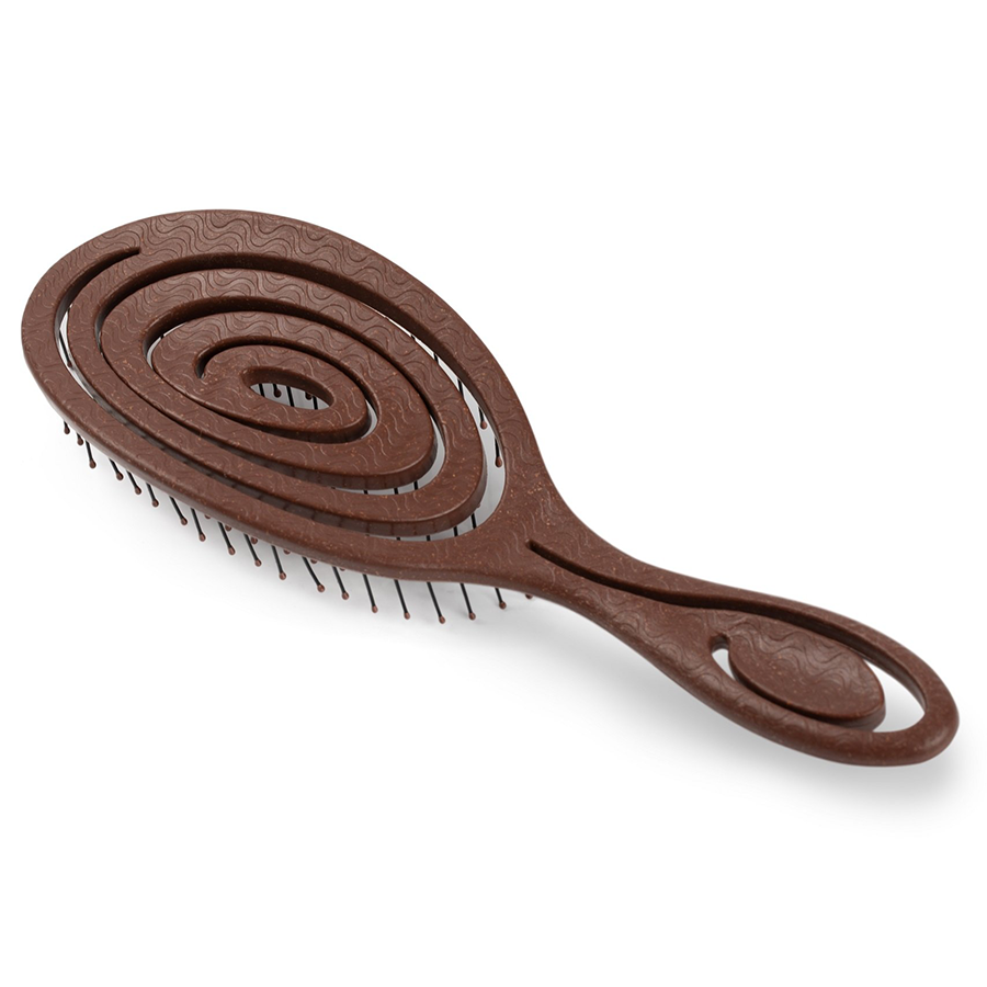 KOSMO SHTUCHKI Расчёска спиральная 5440-M2, коричневая / KOSMO SHTUCHKI, фото 6