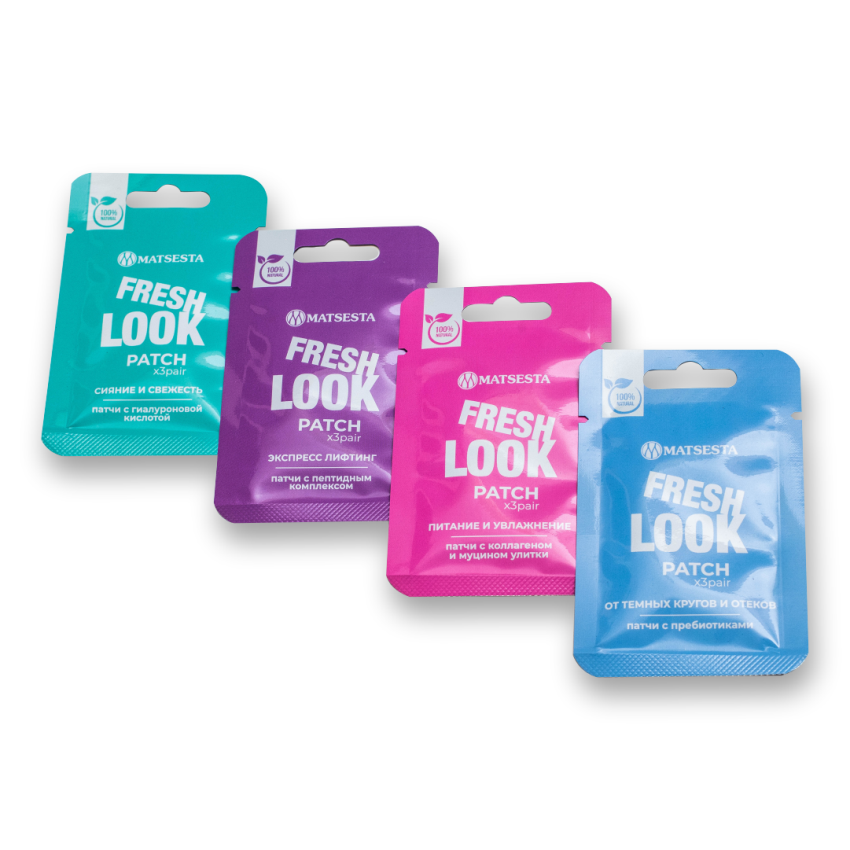 MATSESTA Патчи с коллагеном и муцином улитки Питание и увлажнение / Matsesta 3 пары, фото 3