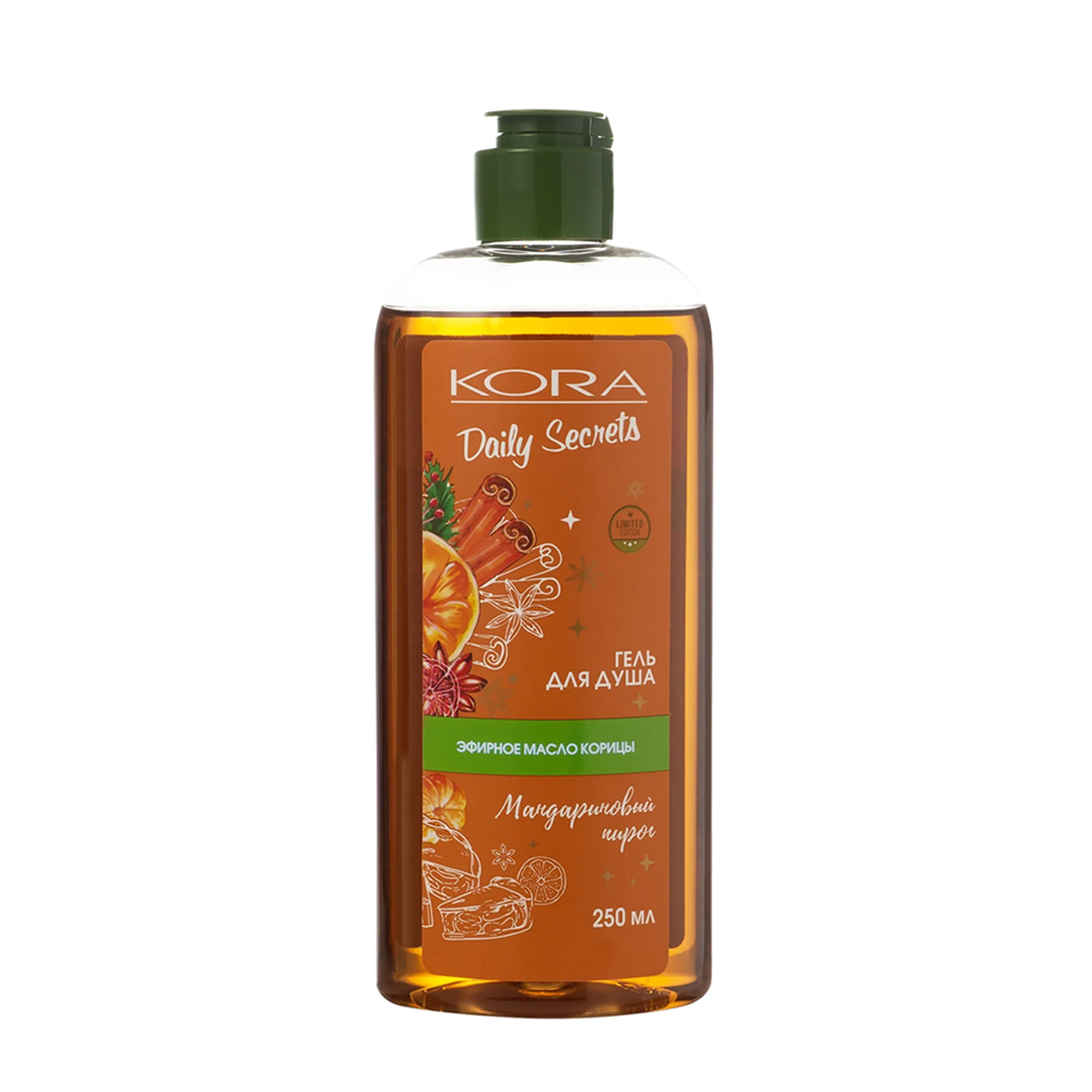 KORA Гель для душа мандариновый пирог / Daily Secrets 250 мл, фото 1