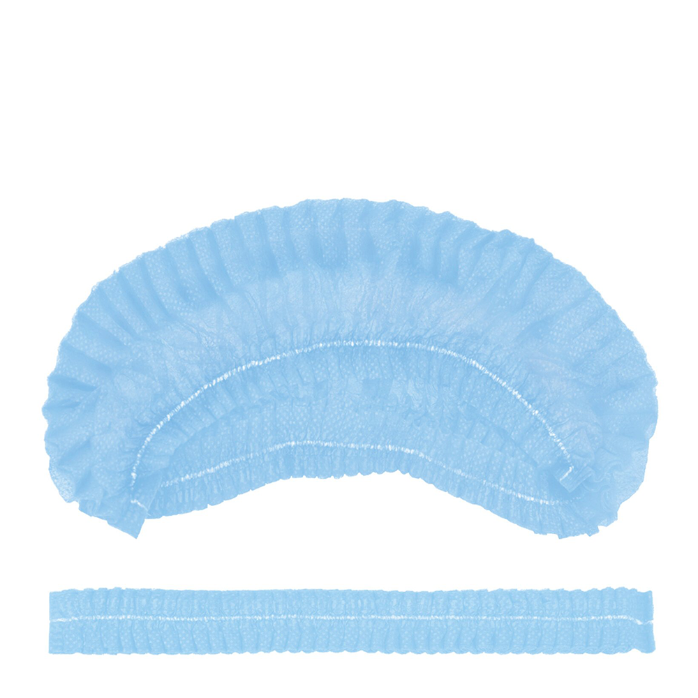 ЧИСТОВЬЕ Шапочка шарлотка медицинская из спанбонда, голубой 50 шт, фото 1