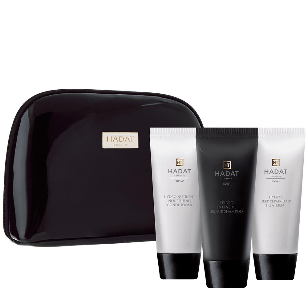 HADAT COSMETICS Набор восстанавливающий для волос (шампунь 70 мл, маска 70 мл, кондиционер 70 мл) Hydro Intensive Repair Set, фото 1