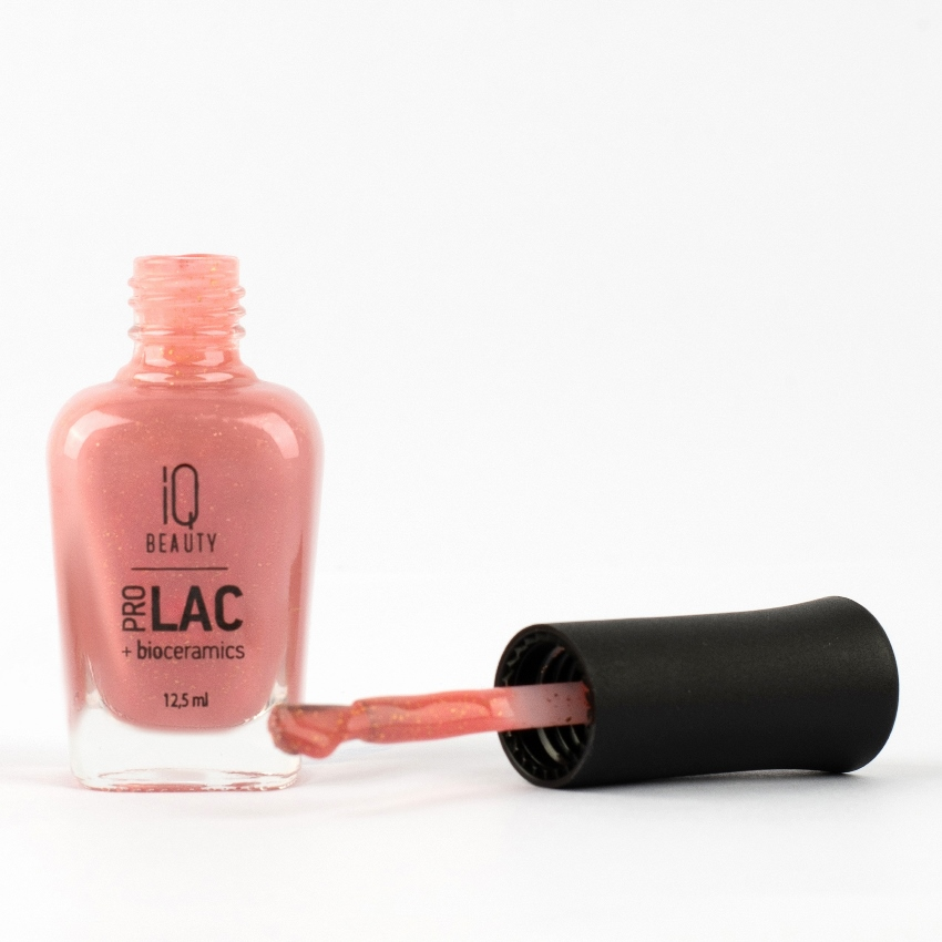 IQ BEAUTY 091 лак для ногтей укрепляющий с биокерамикой / Nail Polish PROLAC+bioceramics 12,5 мл, фото 2