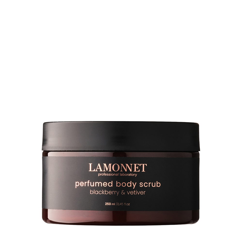 LAMONNET Скраб парфюмированный для тела, лист смородины и ветивер / LAMONNET 250 мл, фото 1