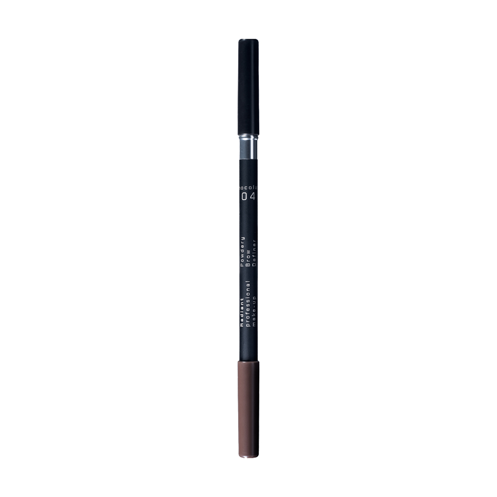 RADIANT PROFESSIONAL MAKE-UP Карандаш пудровый для бровей, 04 шоколад Powdery Brow Definer 1,19 гр, фото 2
