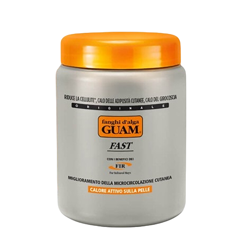 GUAM Маска антицеллюлитная разогревающая Экспресс обертывание / FANGHI D’ALGA 1000 гр, фото 1