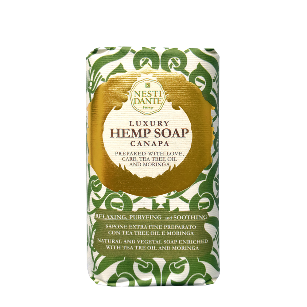NESTI DANTE Мыло Роскошное конопляное / Luxury hemp soap 250 гр, фото 1