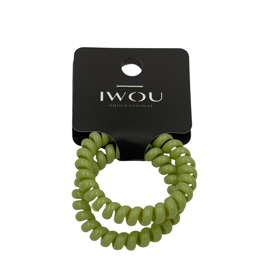 IWOU PROFESSIONAL Резинка пружинка Глянец молодая трава 2шт, фото 2