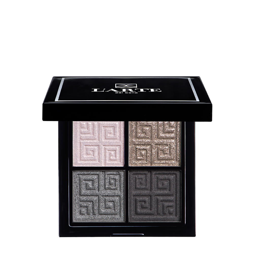 LARTE DEL BELLO Палетка теней, 04 серая / QUADRO ELEGANTO greyest day 8 гр, фото 1