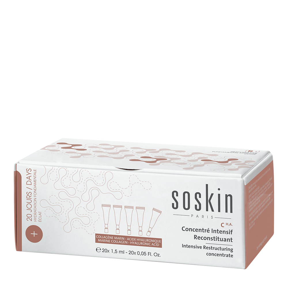 SOSKIN Концентрат интенсивный восстанавливающий / R+ Intensive restructuring concentrate 20*1,5 мл, фото 1
