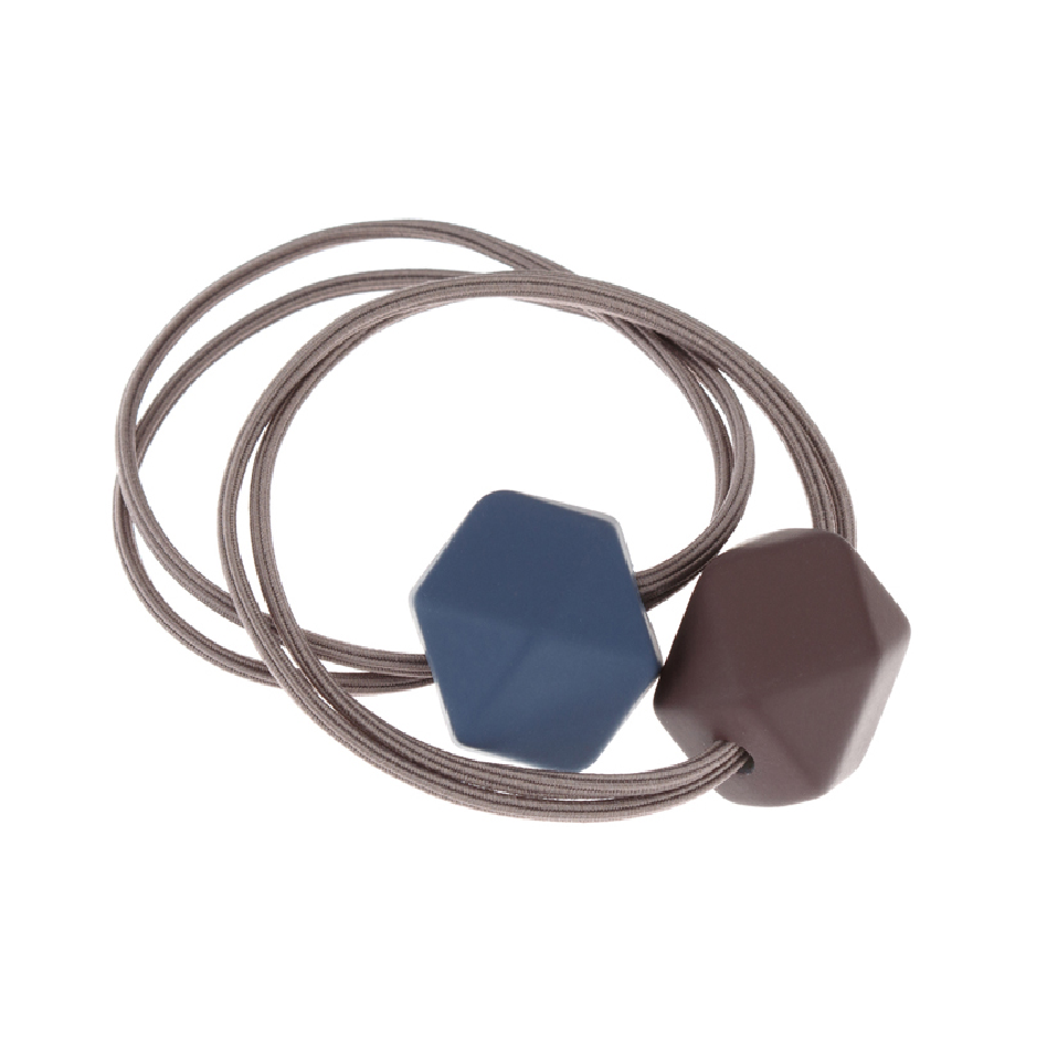 DEWAL BEAUTY Резинки для волос Цветные кубики крупные / Dewal Beauty 2 шт, фото 1