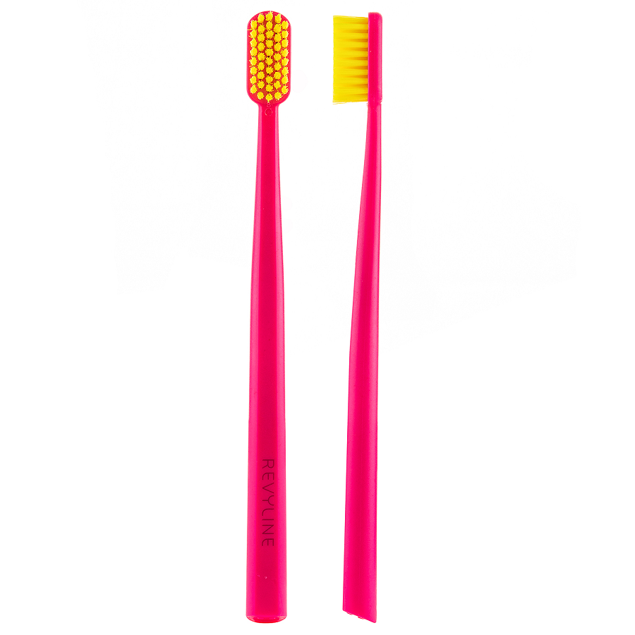 REVYLINE Щётка зубная, розовая с желтой щетиной / SM6000 Smart, фото 3