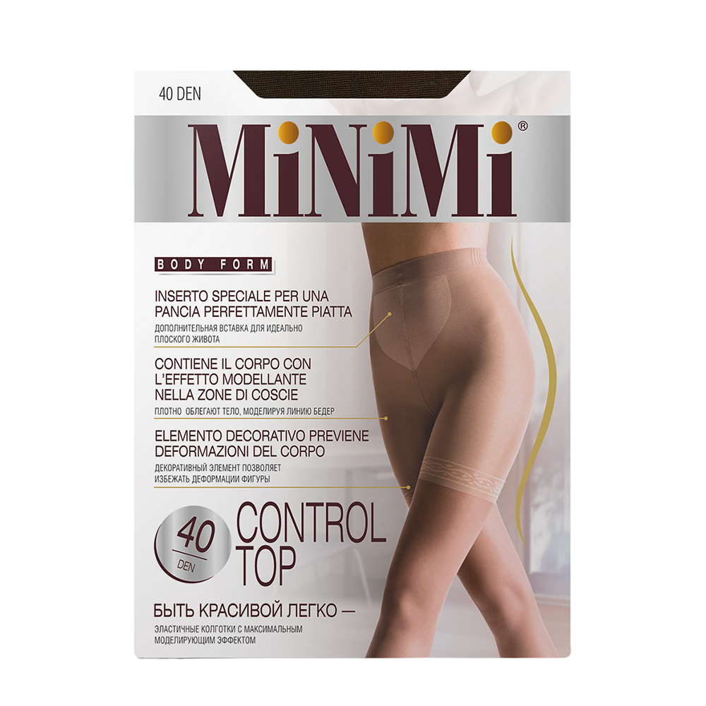 MINIMI Колготки Mineral 4, утяжка - шорты / Mini CONTROL TOP 40/140, фото 1