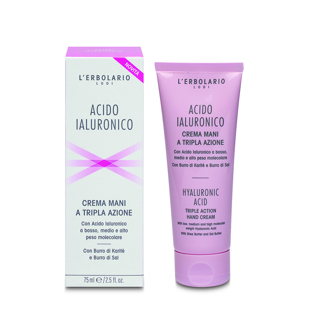 LERBOLARIO Крем для рук с гиалуроновой кислотой / Hyaluronic Acid Triple Action Hand Cream 75 мл, фото 2