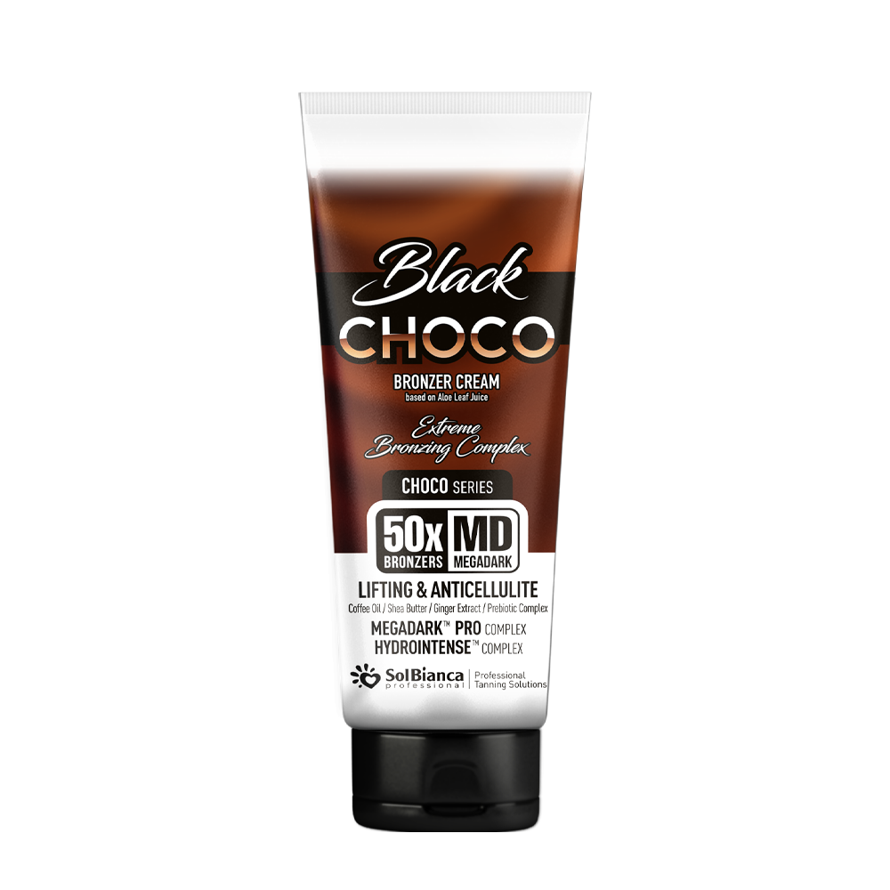SOLBIANCA Крем-автозагар с маслами кофе, дерева ши, экстрактом имбиря и комплексом пребиотиков / Choco Black 125 мл, фото 1