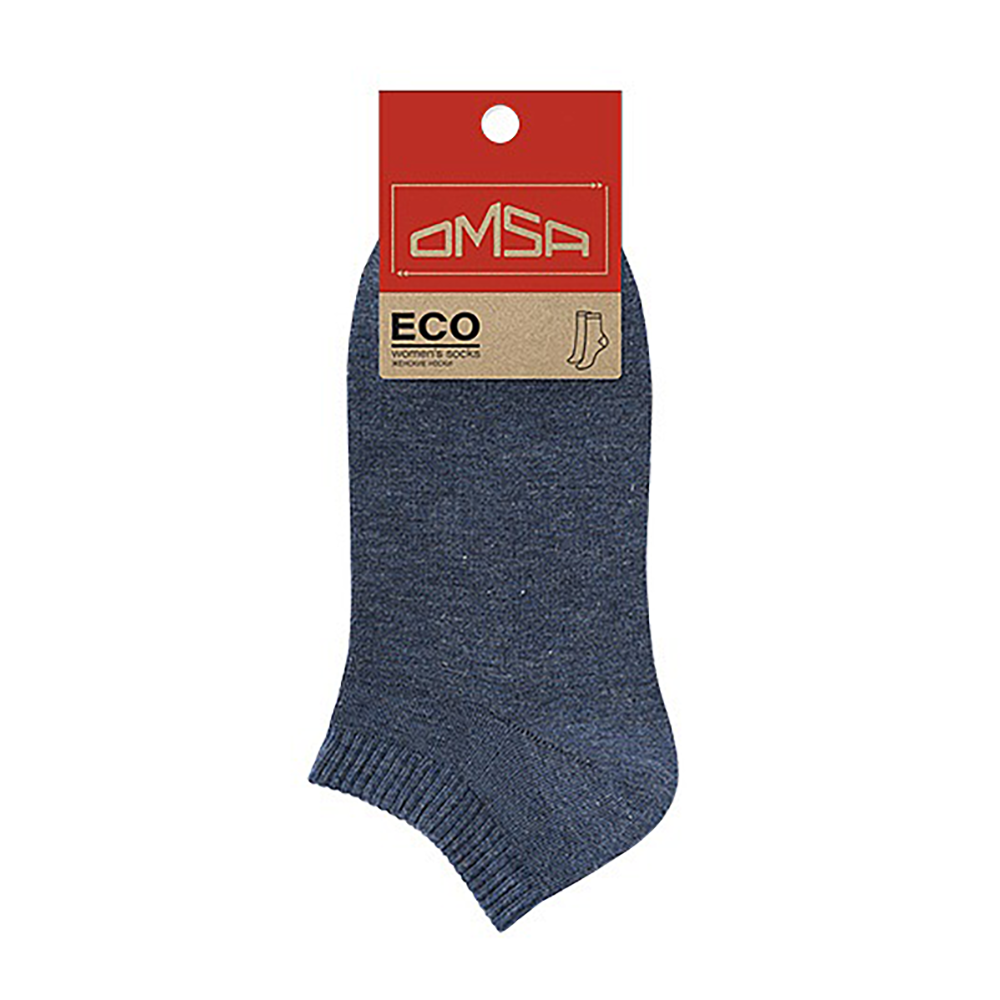 OMSA Носки укороченные с люрексом Blu Melange 39-41 / ECO 255, фото 1