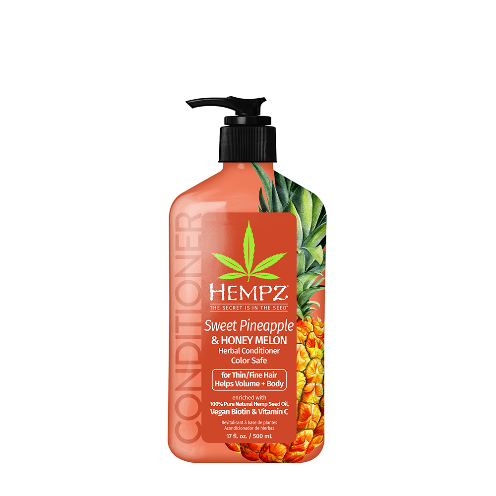 HEMPZ Кондиционер для объёма ананас и медовая дыня / Sweet Pineapple & Honey Melon Herbal Volumizing Conditioner 500 мл, фото 1