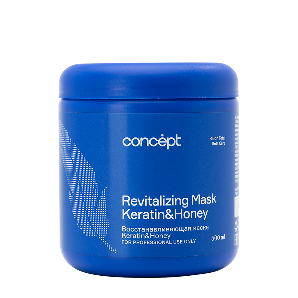 CONCEPT Маска восстанавливающая для волос / Salon Total Keratin & Honey 500 мл, фото 1