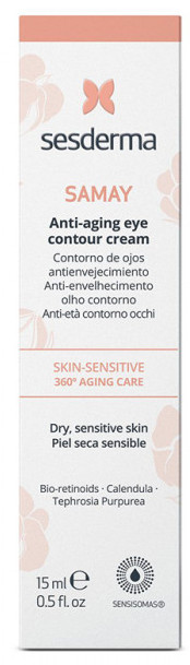SESDERMA Крем-контур антивозрастной для зоны вокруг глаз / SAMAY Anti-aging eye contour cream 15 мл, фото 2