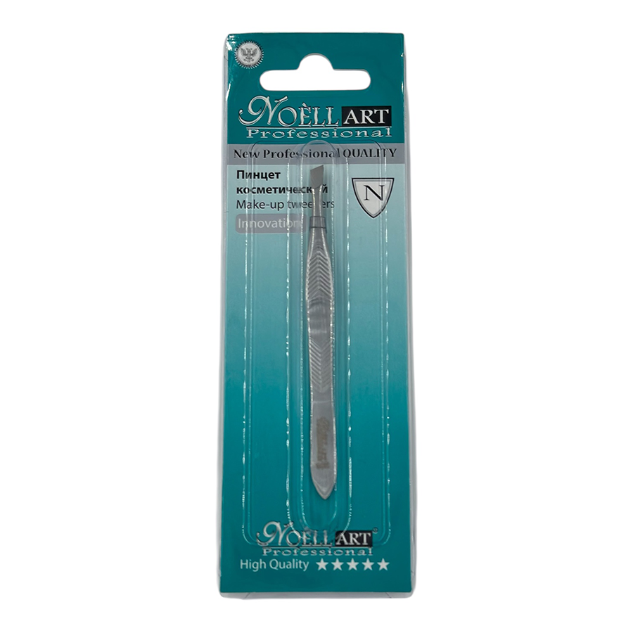 IWOU PROFESSIONAL Пинцет косметический со скошенным краем №208/ Noell ART, фото 2