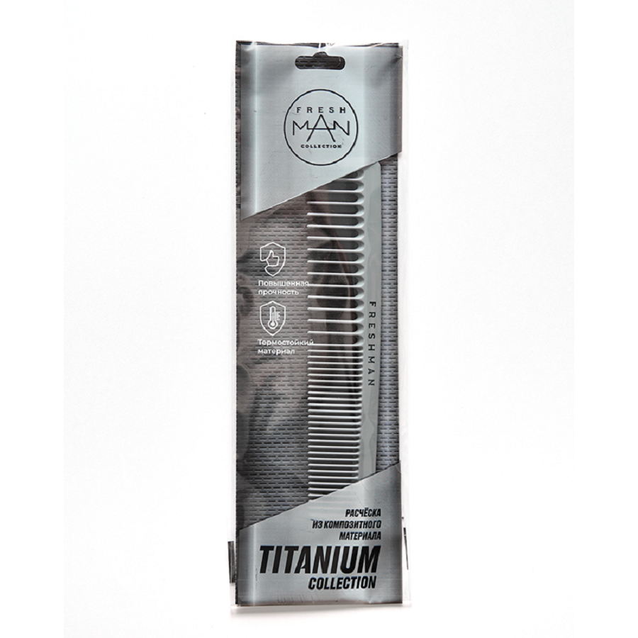 FRESHMAN Расческа, Т119 / Collection Titanium, фото 3