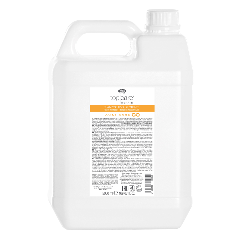 LISAP MILANO Шампунь для ежедневного применения для всех типов волос / Care Daily Top Repair Shampoo 5000 мл, фото 1