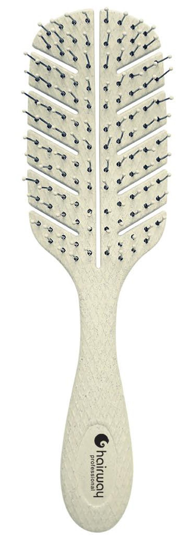 HAIRWAY Щетка ECO Corn массажная, бежевая 10 рядов 17 см, фото 1