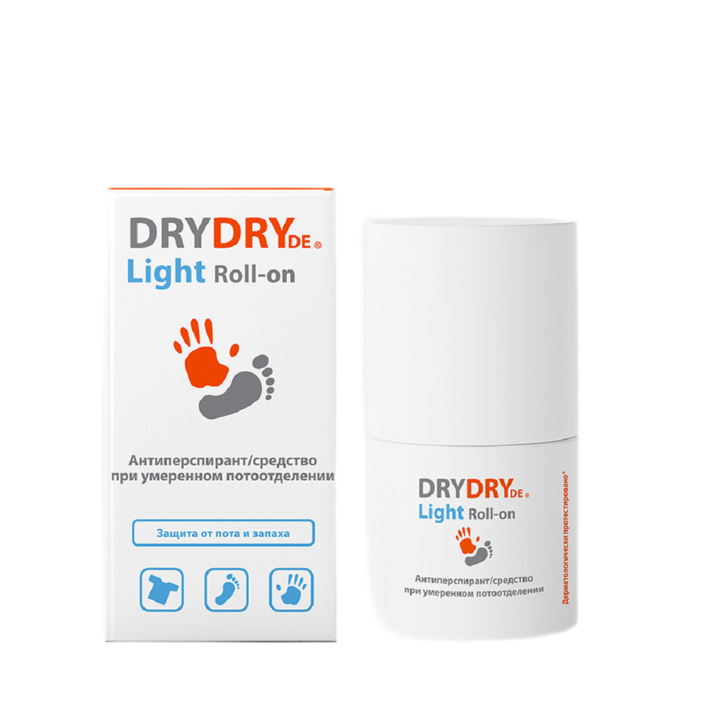 DRY DRY Средство от потоотделения для всех типов кожи / Light 50 мл, фото 1