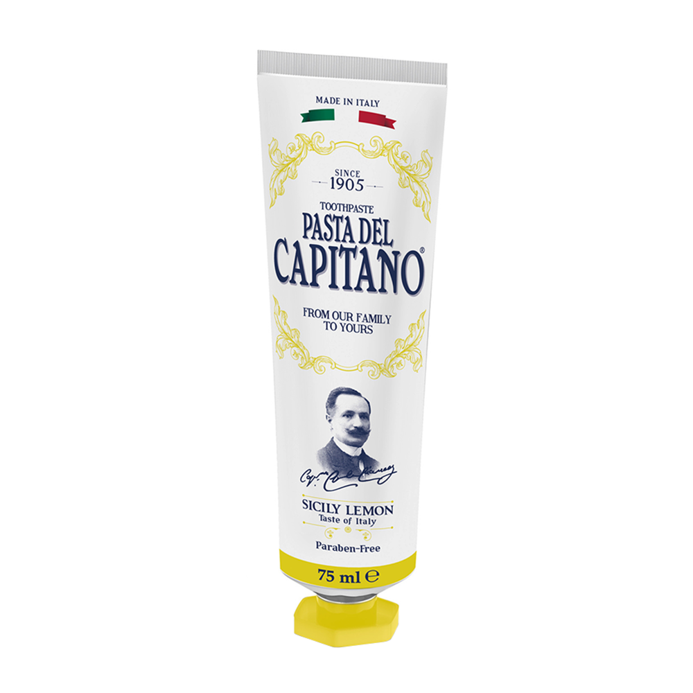 PASTA DEL CAPITANO Паста зубная 1905 Sicily Lemon / 1905 Сицилийский Лимон 75 мл, фото 1