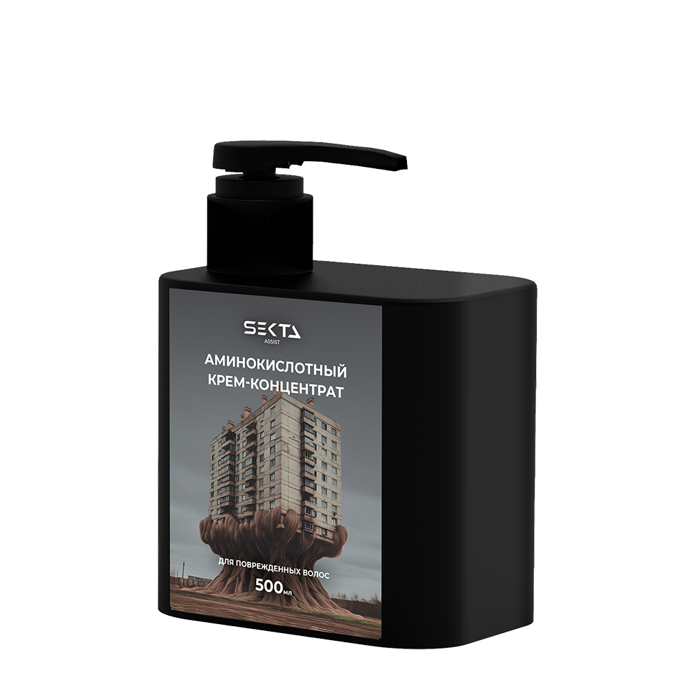 HAIR SEKTA Крем-концентрат аминокислотный для повреждённых волос / Hair Sekta 500 мл, фото 2