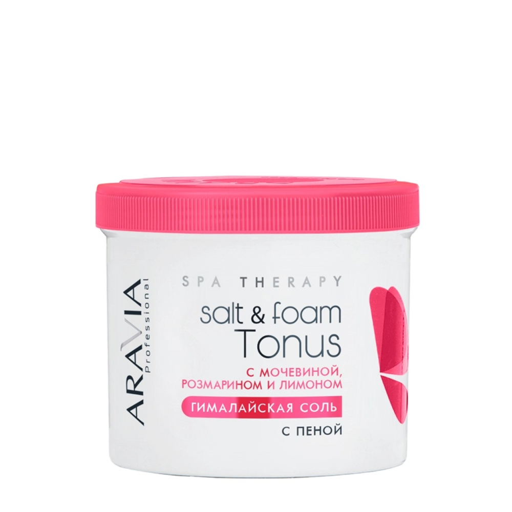 ARAVIA Professional Соль гималайская с пеной с мочевиной, розмарином и лимоном / Aravia Laboratories Salt&foam Tonus 550 мл, фото 1