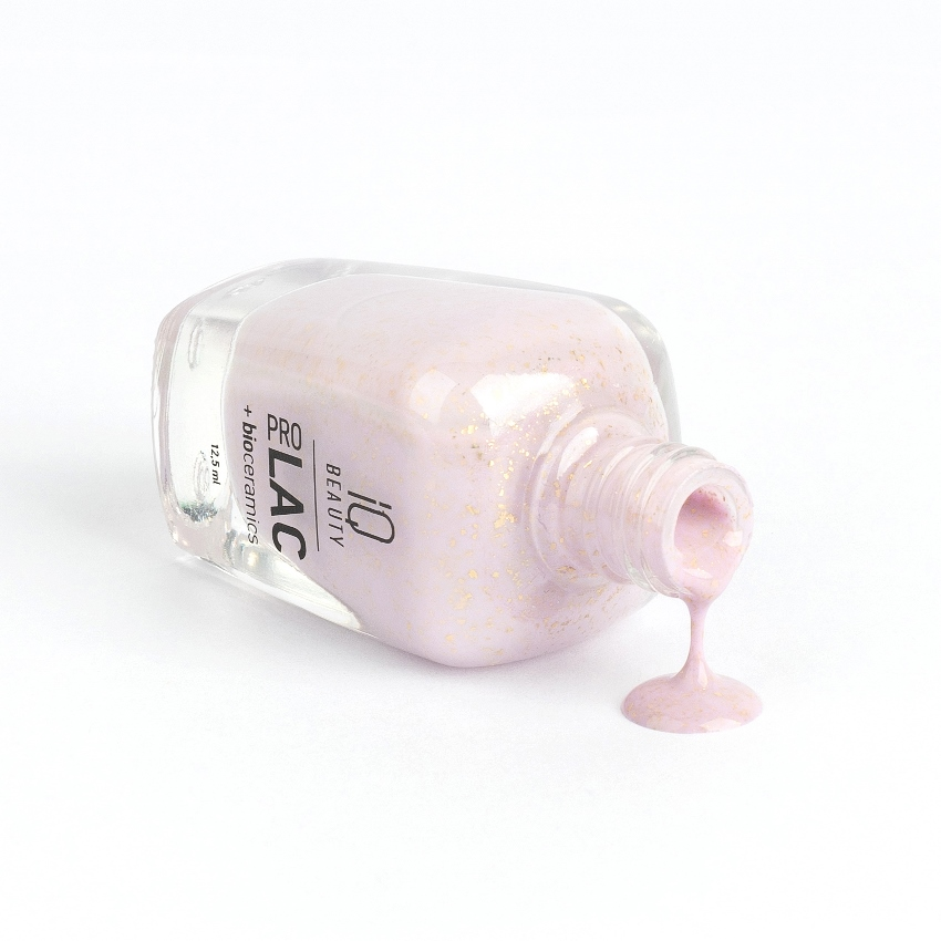 IQ BEAUTY 094 лак для ногтей укрепляющий с биокерамикой / Nail Polish PROLAC+bioceramics 12,5 мл, фото 4