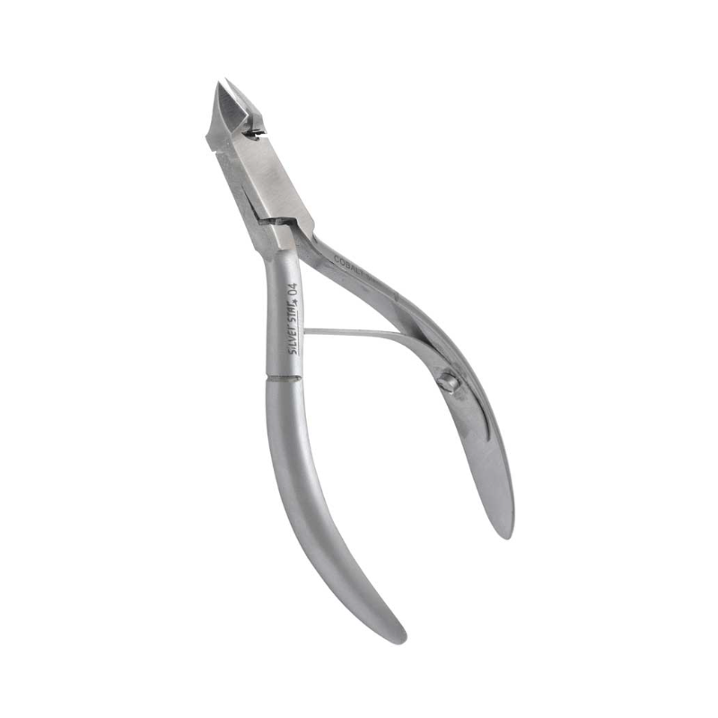 SILVER STAR Кусачки для кутикулы матовые (7 мм), удлиненные ручки / COBALT, фото 2