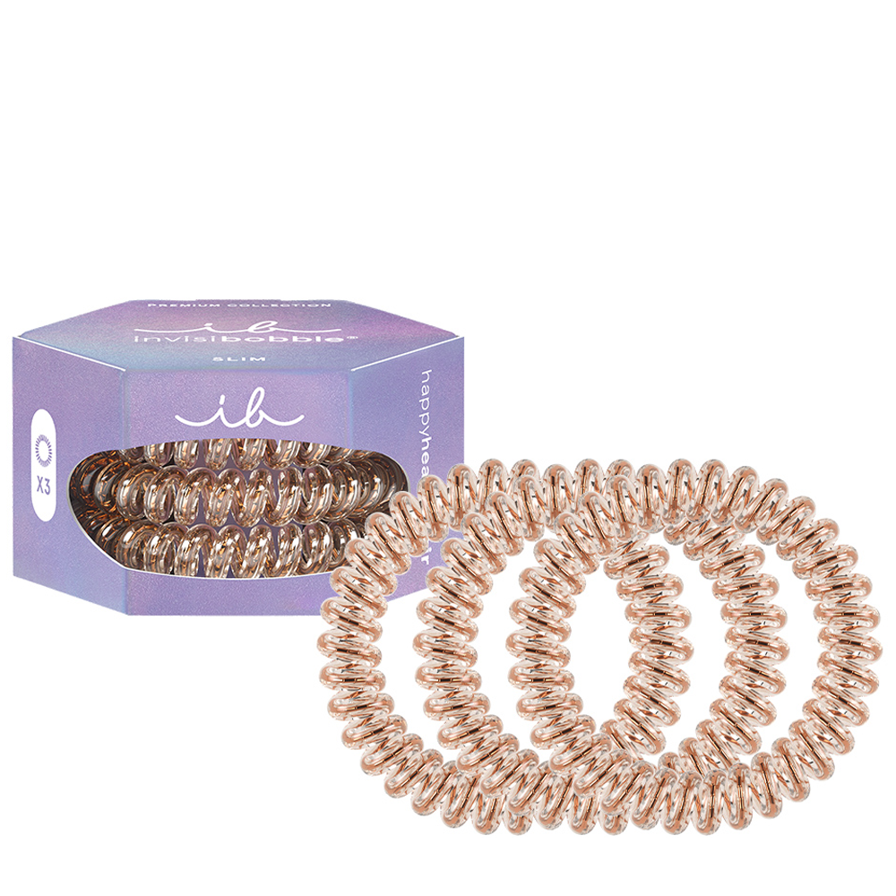INVISIBOBBLE Резинка-браслет для волос / invisibobble SLIM PREMIUM Bronze me Pretty, фото 1