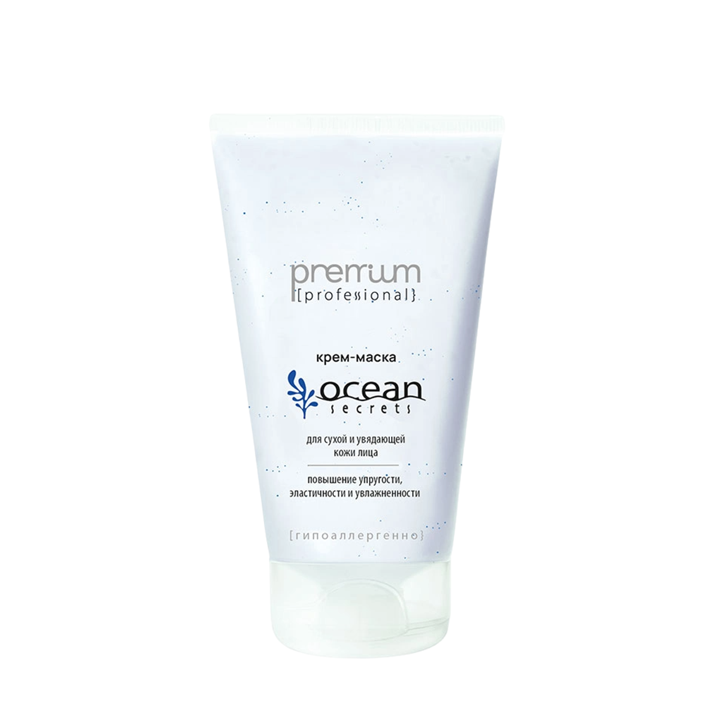 PREMIUM Крем-маска с микроводорослями для сухой и увядающей кожи лица / Ocean Secrets 150 мл, фото 1