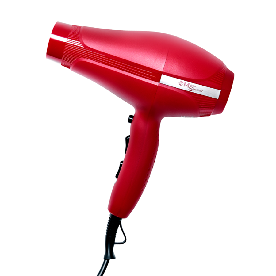 MARK SHMIDT Фен для волос Mark Shmidt 8816 ionic and ceramic RED, 2200W, красный, фото 2