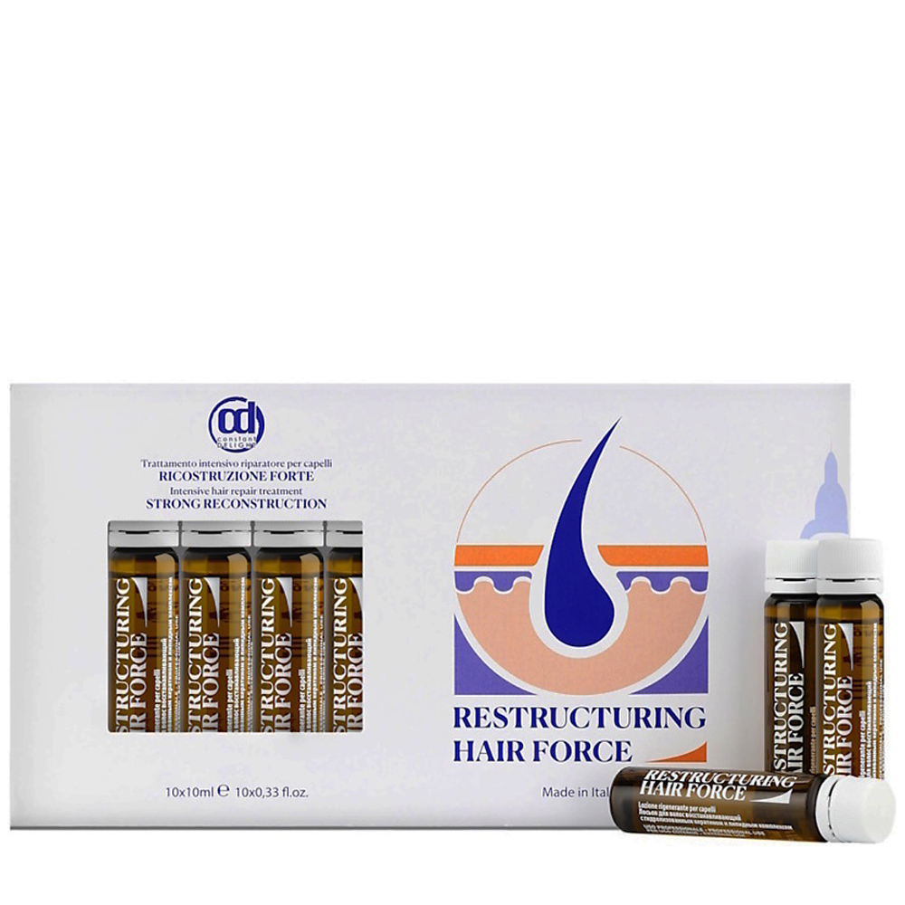 CONSTANT DELIGHT Лосьон восстанавливающий для волос с гидролизованным кератином и липидным комплексом / CD 10*10 мл, фото 1