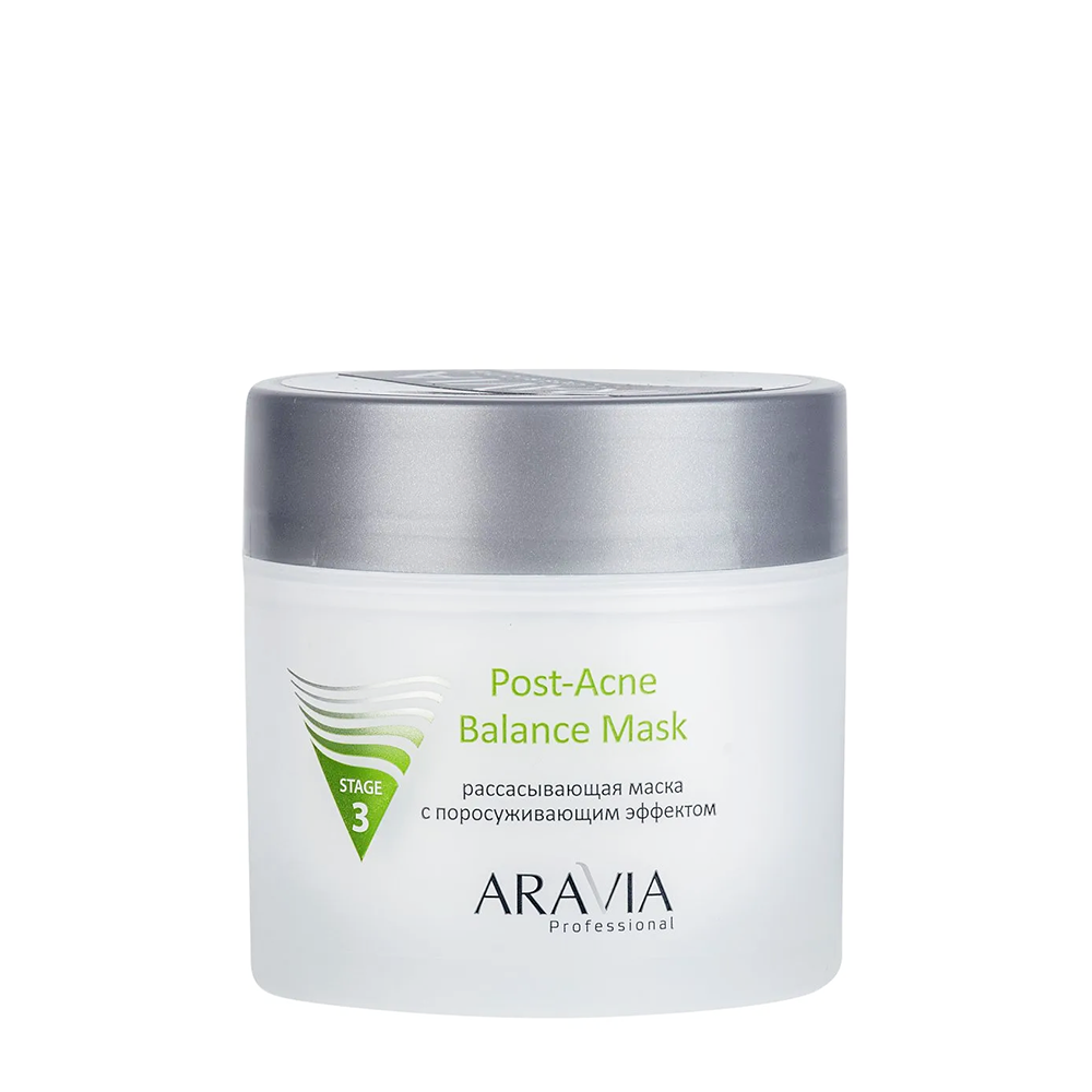 ARAVIA Professional Рассасывающая маска для лица с поросуживающим эффектом для жирной и проблемной кожи / Post-Acne Balance Mask 300 мл, фото 1