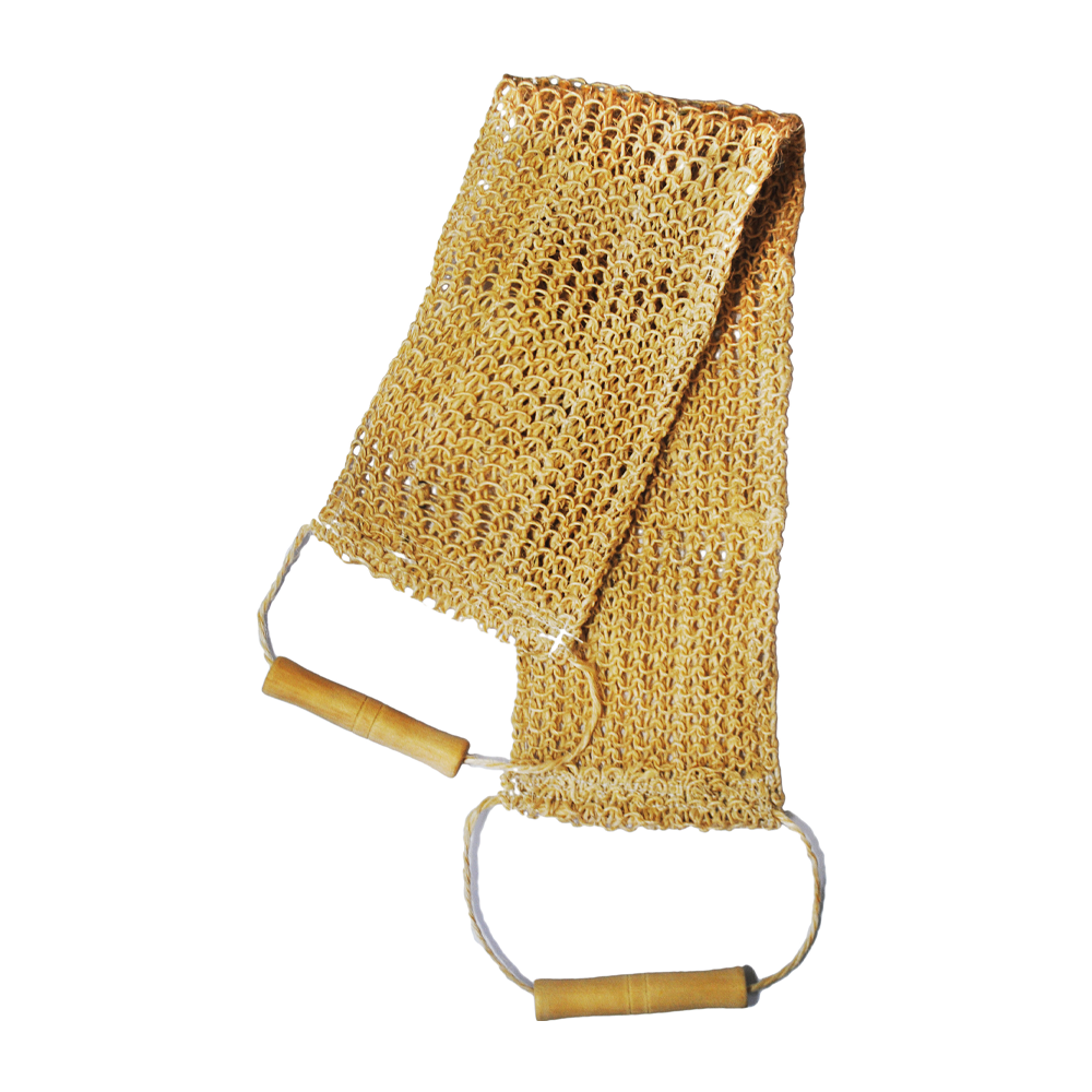 BEAUTY FORMAT Мочалка натуральная сизаль, среднее плетение, пояс / BEAUTY FORMAT 1 шт, фото 1