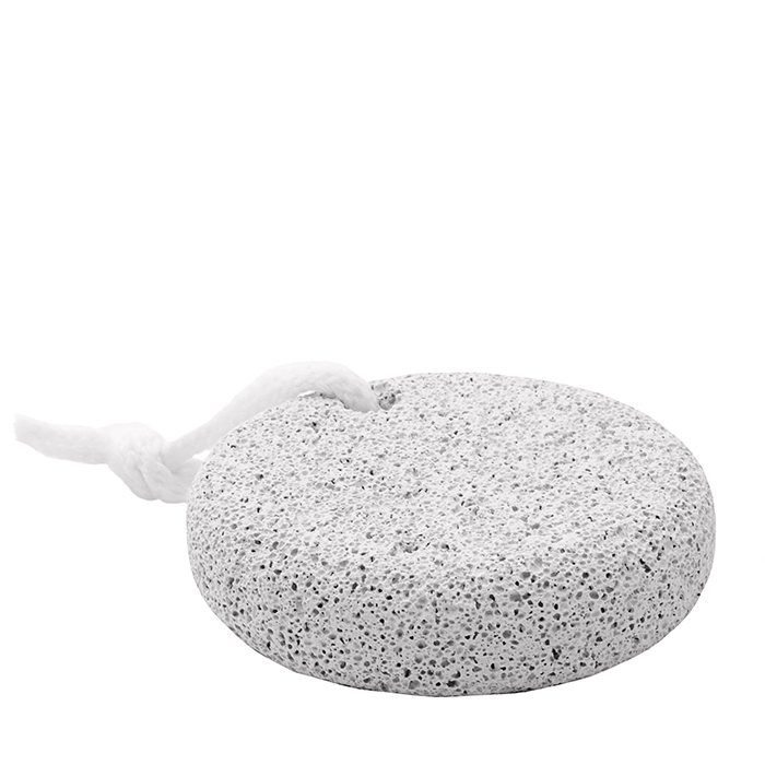 KAIZER Пемза для педикюра, круглая, с веревкой, натуральный камень, фото 1