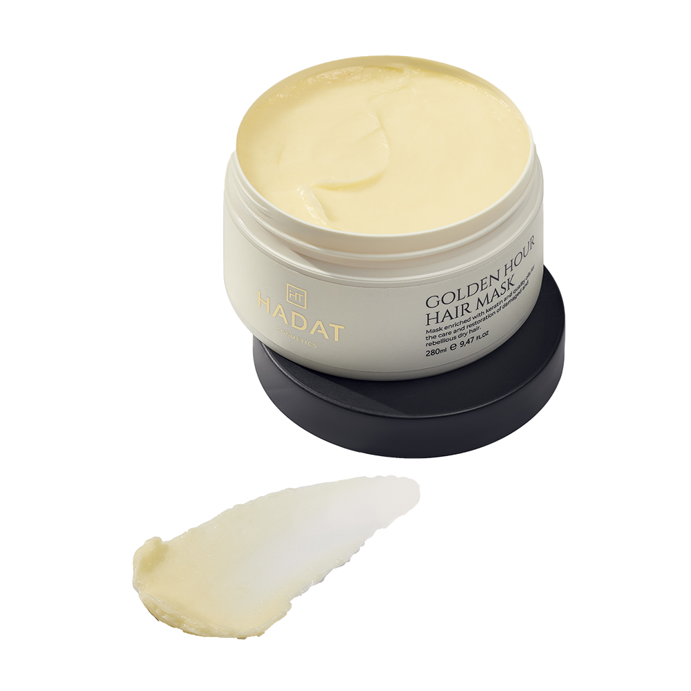 HADAT COSMETICS Маска интенсивная восстанавливающая для волос / GOLDEN HOUR HAIR MASK 280 мл, фото 4