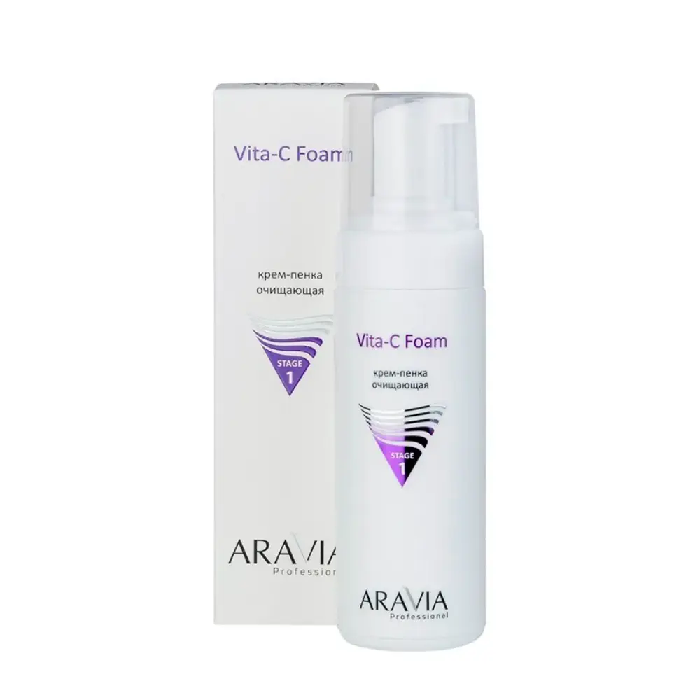 ARAVIA Professional Крем-пенка очищающая / Vita-C Foaming 160 мл, фото 2