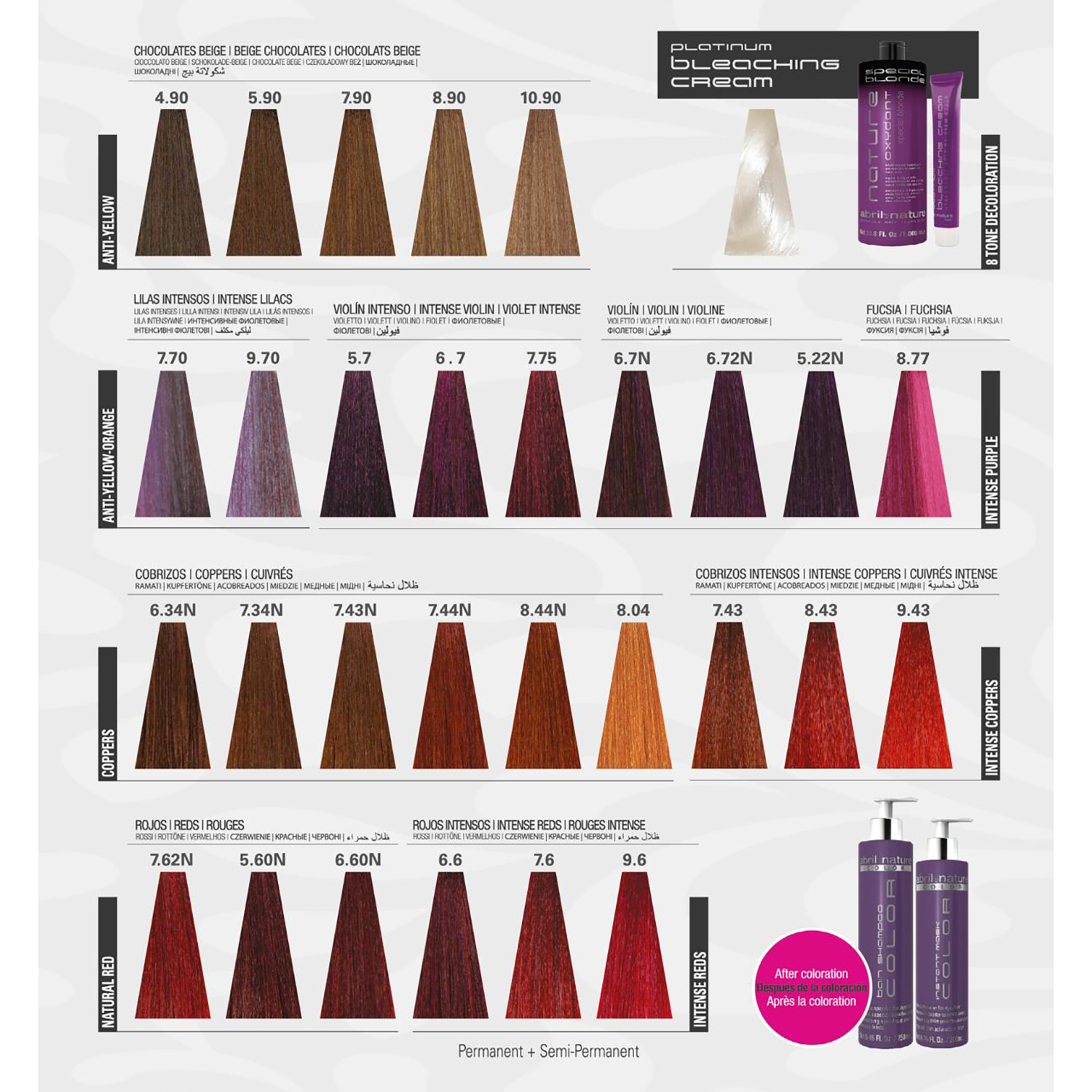 ABRIL ET NATURE 7.70 крем-краска для волос, темно-фиолетовый блонд / Nature Color Plex 120 мл, фото 5